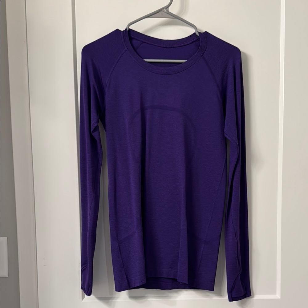 Lululemon Purple Fitted Long Sleeve